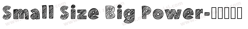 Small Size Big Power字体转换